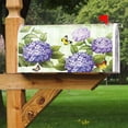 thumbnail image 6 of Hydrangea Floral Butterflies Decoration Mailbox Cover with Magnetic Strip Spring Mailbox Wraps Post Letter Box Cover Standard Size 21" X 18" for Garden Outdoor Yard Decor, 6 of 6