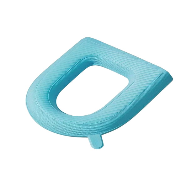 Yhmxh Decoración del baño Cojín para asiento de inodoro adecuado para diferentes estaciones. Cojín grueso y suave. Se puede lavar con agua y secar. Adecuado para U, V, O o cuadrados. Closestool.