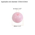 thumbnail image 2 of Uxcell 1700pcs Acrylic Round Beads 8mm Loose Bubble Craft Bead Assorted Candy Color Pink, 2 of 5