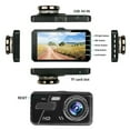 thumbnail image 2 of Supsupsiu Touch Screen Dash Cam 4" 1080P Dual Lens Car DVR Recorder Front and Rear Camera, 2 of 12