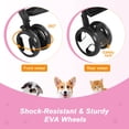 thumbnail image 3 of BestPet 3-in-1Pet Stroller Premium Multifunction Dog Cat with Detachable Carrier &Cup Holder,Purple, 4 Wheels, 3 of 7