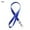 Blue, variant on 1Pcs Colorful Office Supplies Name Tag Hanging Rope Badge Holder Lanyard ID Card Holder Neck Strap Lanyards RED