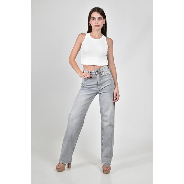 Jeans Wide Leg /Juvenil, 7480 (Gris) gris 0