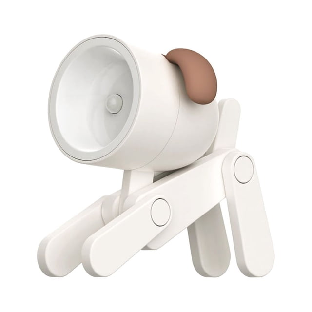 Veilleuse Enfant Lampe Mini Chien LED Lampes de Bureau Mignonnes DIY Portable avec Réglable