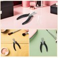 thumbnail image 3 of CIMAXIC 2Pcs Black Groove Pliers for Hair Extensions Chrome Plated Tool for Smooth Clamp and Removal, 3 of 8
