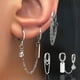 thumbnail image 1 of onlyliua Liquidación Pendientes de Moda Pendientes de Hip Hop, 1 of 6