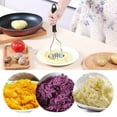 thumbnail image 7 of InHome Potato Masher Stainless Steel Mashed Potatoes Smasher Kitchen Tool, 7 of 7