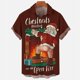 thumbnail image 1 of Camisa hawaiana de manga corta para hombre y mujer, ropa de Navidad, Tops con gráfico 3d de Papá Noel, Hip Hop, gran tamaño, verano, novedad, 1 of 1