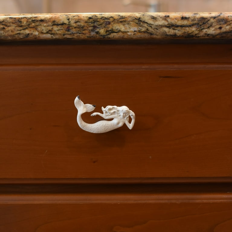 Mermaid Dresser Pull Knob Kitchen Cabinet Hardware Coastal Beach Home Decor Mermaid Dresser Pull Knob Kitchen Cabinet Hardware Coastal Beach Home Decor