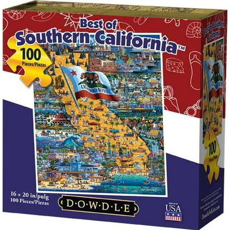 Dowdle Jigsaw Puzzle - Best of Southern California - 100