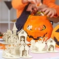 thumbnail image 6 of pdqouc Clearance 3D Wooden Puzzles Halloween House for Adults Brainteaser and Puzzle for Halloween/Birthday Gifts for Adults and Teens to Build Combination DIY Educational Desk Toy, 6 of 7