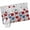 Light Gray Deep Red, variant on Red Blue Poppy Floral Entryway Rug 2'x3' Non Slip Front Door Mats, Farmhouse Spring Flowers Entrance Rugs Indoor Outdoor Carpet, Washable Floor Mats Small Area Rug for Bedroom Kitchen