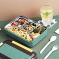 thumbnail image 5 of 304 4 In 1 Lunch Box With Cutlery, Speyang Leak Proof Bento Box, Stainless Steel Bento Box, Leak Proof Spoon Bento Boxes, Lunch Box For Kid And Adults, 5 of 5