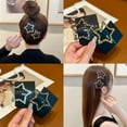 thumbnail image 6 of Sparkling Five-pointed Star Hairpin Headdress Trendy Accessories Pentagram Hair Zircon Shiny Korean Clip F V5Y8 Hair, 6 of 8
