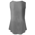 thumbnail image 4 of Ladies' Spaghetti Strap V Neck Tank Top - Breathable Fabric, Multiple Colors, Casual/Layering - S-XXL Bust 96-120cm, 4 of 5