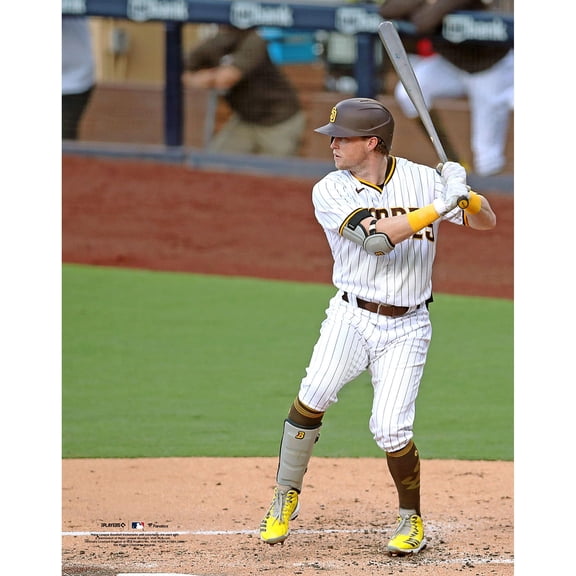Jake Cronenworth San Diego Padres Unsigned Prepares to Bat in White Jersey Photograph