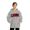 thumbnail image 5 of Unisex Heavy Blend™ Hooded Sweatshirt Lions Football Red Hoodie, 5 of 9