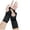Black, variant on Nrmvnmi 2PCS Compression Wrist Support Sleeve With Adjustable Compression Strap Knitted Adjustable Straps For Breathable Sports Gloves For Carpal Tunnel, Tendonitis, Wrist Pain