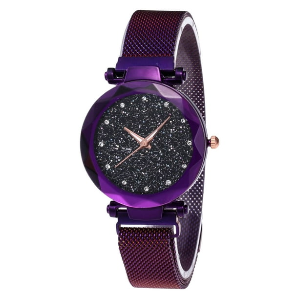 Reloj Sidaley Star Sky para Mujer Cuarzo Analógico Correa de Malla Oro Rosa
