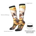 thumbnail image 4 of Naloa Cute Panda Sunflower Thigh High Socks Extra Long Stretchy Sock Women Over Knee High Opaque Stocking Daily Wear, 4 of 6
