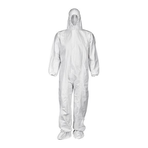 Protective Suit XXL : Disposable : Breathable : Durable Full Coverage with Hood & Boot Covers : Non-Woven Polypropylene