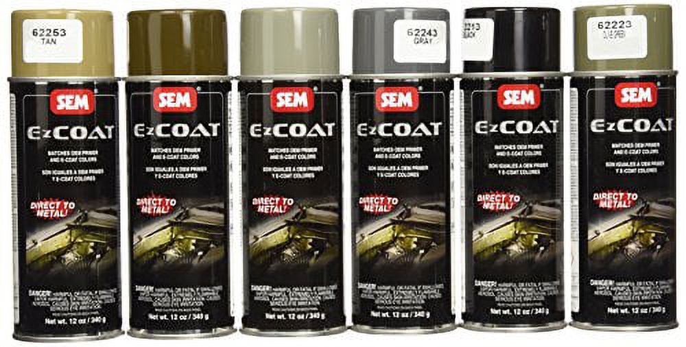 SEM 62213, EZ Coat, Black, Primer