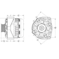 thumbnail image 4 of Mechman 400 Amp High Output Alternator 96-04 GM Truck 4.3L - 6.0L (Machined / Raw), 4 of 6