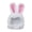 White, variant on Pink Easter Bunny Hat For Pets - Cat Small Dog Rabbit Ears Headband Costume Polyester