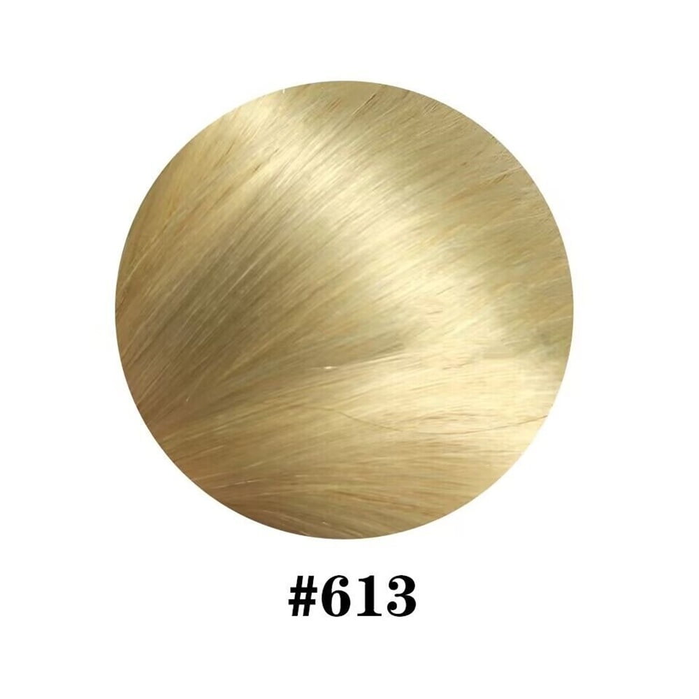 Clip in Hair Extensions Real Human Hair, #613 Blonde Straight Hair Clip in Extensions 10-26 Inch Brazilian Remy Hair Extensions Clip ins 8Pcs 120g