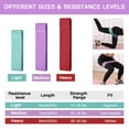 thumbnail image 2 of Atercel Resistance Bands for Legs and Butt, Fabric Exercise Loop Bands for Yoga, Pilates, Rehab, Fitness, 2 of 7