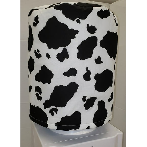 Black & White Cow Spots Water Bottle Cover by Penny's Needful Things (5 Gallon Cover)(Down Spout)