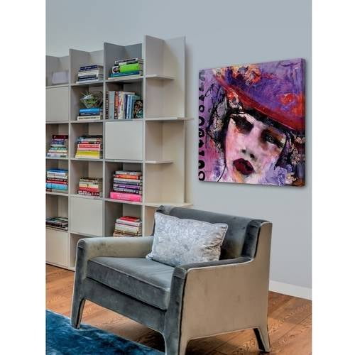 "Ange Ou Demon" Painting Print on Wrapped Canvas