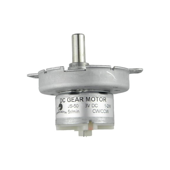 CHANCS JS-50 3V 5RPM DC Gear Motor D-Shaft Electric Motor Synchronous Motor
