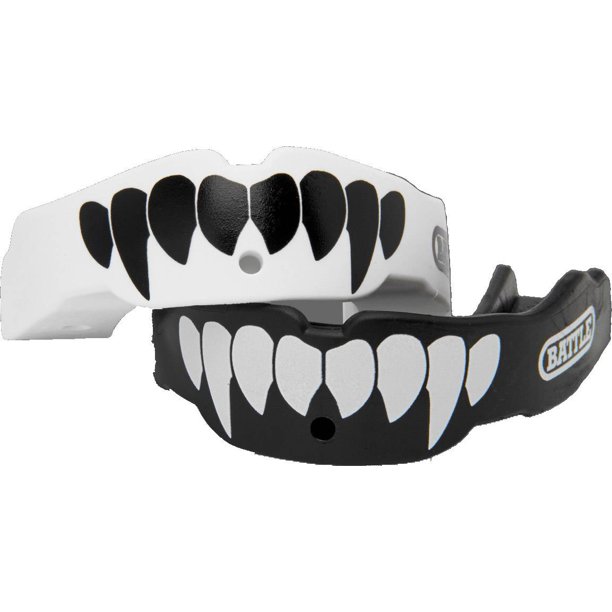 Battle Sports Science Youth Fang Mouthguard 2Pack with Straps