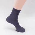 thumbnail image 4 of Men's ultra-thin dress socks silk transparent business socks soft nylon,iron grey, 4 of 5