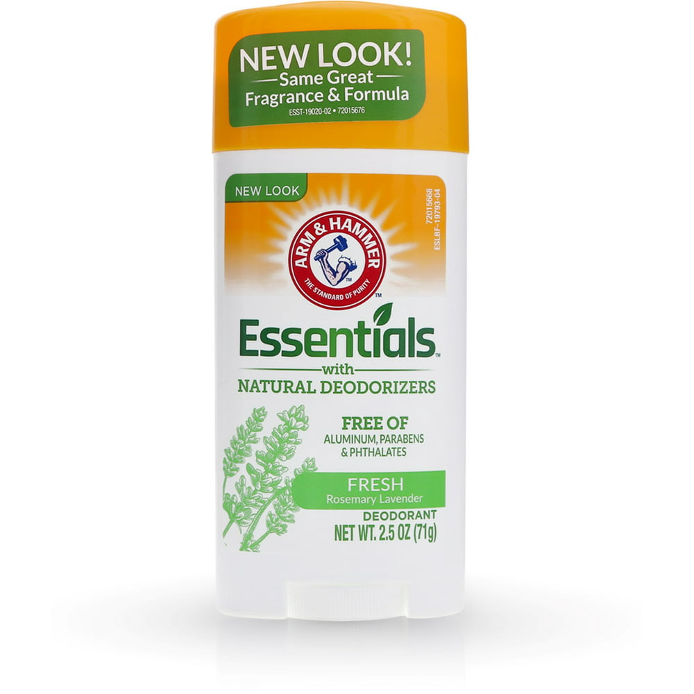 3 Pack - ARM & HAMMER Essentials Solid Deodorant, Fresh Rosemary