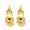 1, variant on Fashionable Indian Jhumka Earrings with Gold Plating Geometric Designs Party Decoration for Trendy Women Daily Use