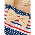 thumbnail image 7 of TAIAOJING Toddler Boys Girls Independence Day Letter Printing Romper Bodysuit Shorts Headbands Outfits, 3-6 Months, 7 of 7