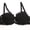 A274 Black, variant on Underwire Lace Bra for Women Full Figure Balconette Support Bralette with Alluring Floral Patterns Breathable Unlined Mesh Bra for Romantic Everyday Comfort