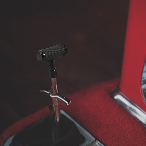 Pretyzoom Automatic Gear Shift Knob Black Metal Lever Stick Handle for Car