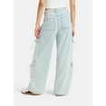 thumbnail image 3 of No Boundaries Bow Cargo Jeans, 30.5'' Inseam, Women's, 3 of 5