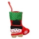 thumbnail image 1 of Calcetines navideños Adorno Dulces Aperitivos de azúcar Bolsa de galletas Medias adorables Año nuevo Regalos para niños Decoración Bolsillo Kits de decoración para fiestas Muñeco de nieve Inteprter HA069126-02, 1 of 5