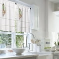 thumbnail image 2 of LALILO Kitchen Curtains and Valances Set of 3 36" Succulents Window Treatment Tiers for Window Decor, 2 of 5