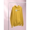 thumbnail image 3 of Daisy Hand Drawn Blessed Text    Hoodie Women -Image by Shutterstock, Female XX-Large, 3 of 4