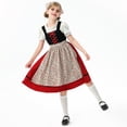 thumbnail image 6 of XXWXYD 𝖮ktoberfest Costum𝖾 Girls Kids Teens Traditional German Bavarian Dirndl Dress Apron Be𝖾r Festival Outfit Halloween Par𝗍y 𝖢arnival Performance Dirndl Outfits Children Toddler, 6 of 8