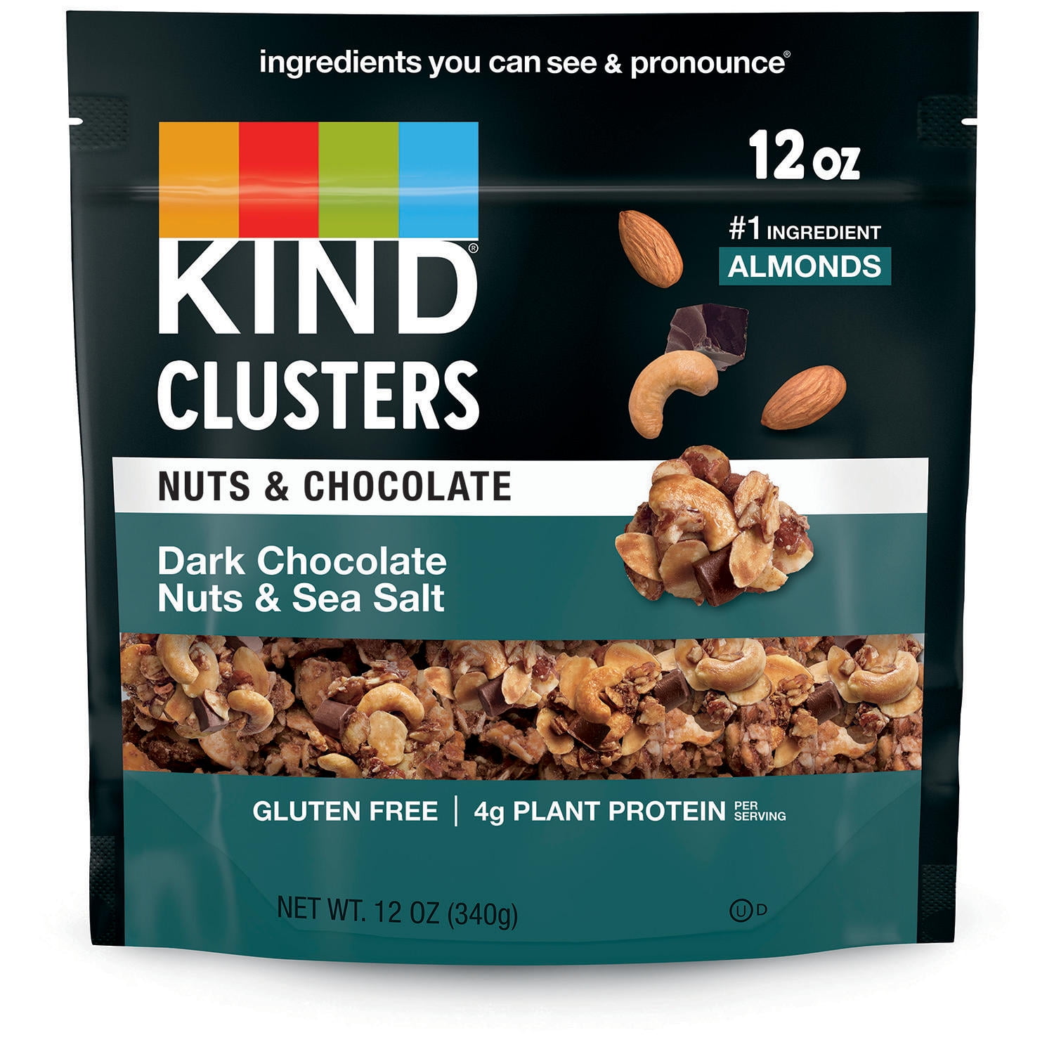 KIND Nut Clusters Dark Chocolate Nut Sea Salt (12oz)