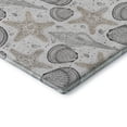 thumbnail image 4 of Addison Rugs Mayfield Washable Coastal Shells Fog Rectangle Rug, 2'6" x 3'10", 4 of 6