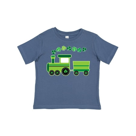 

Inktastic St Patricks Irish Shamrock Train Gift Toddler Boy or Toddler Girl T-Shirt