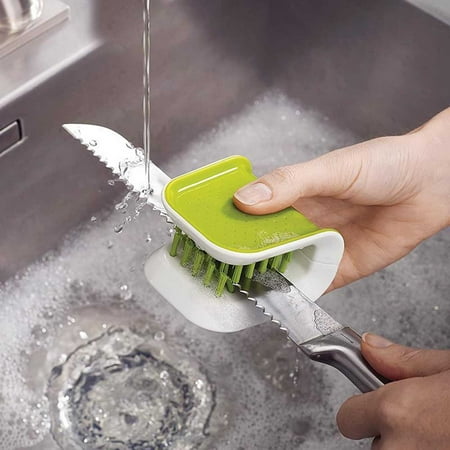 

SHENGXINY Brushes Clearance Blade Knife Cleaner Kitchen Washing Brush Chopsticks Cutlery Cleaning Brush