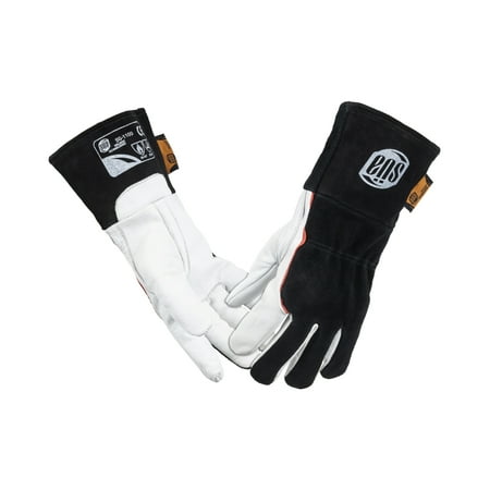 

SÜA Performance MIG/Stick Welding Gloves - Lambskin and Black Suede Leather - Full Cotton Fleece Lining - Size S - (4 Pairs)